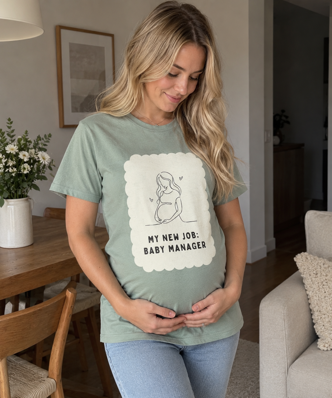 My New Job: Baby Manager T-Shirt